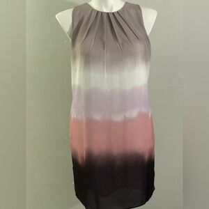 H&M Ombré Sleeveless Shift Midi Dress Size 14